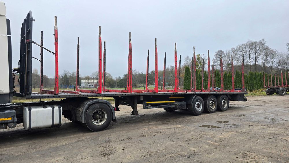 Naczepa do drewna,  do lasu KOGEL, platforma