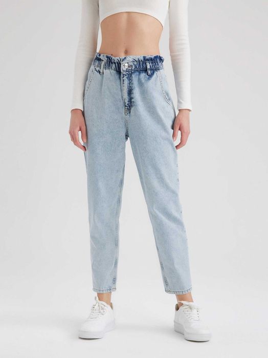 Модные, классные джинсы DeFacto Paperbag High Rise 40 и 46 р-р