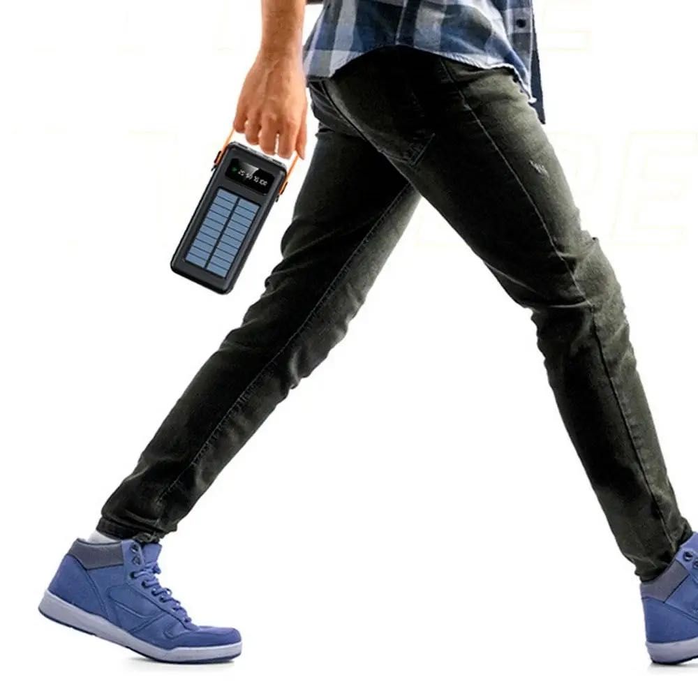 Повербанк 80000 mAh, на сонячній батареї, 4хUSB, ProTech / Power Bank