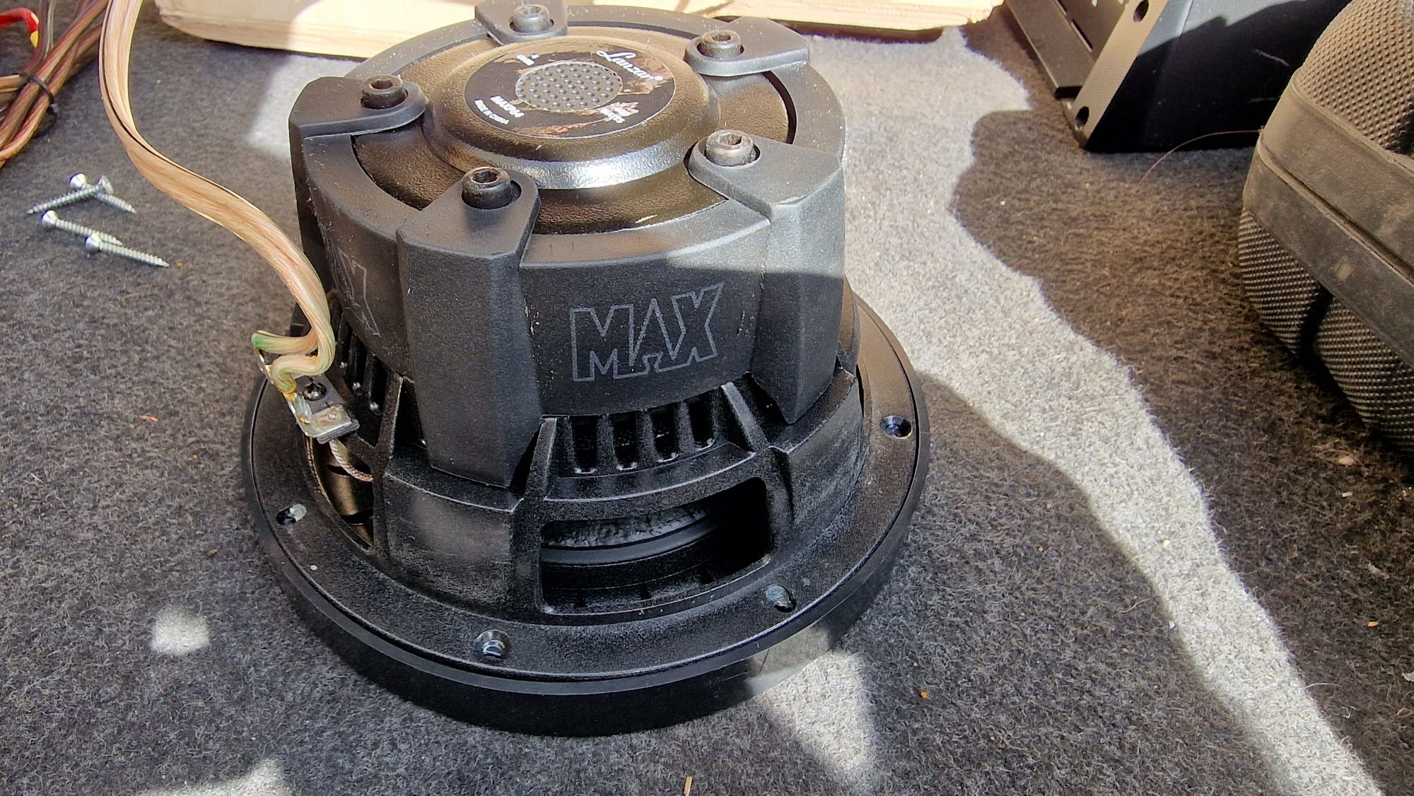 Skrzynia basowa, wzmiacniacz, car audio Lanzar Max