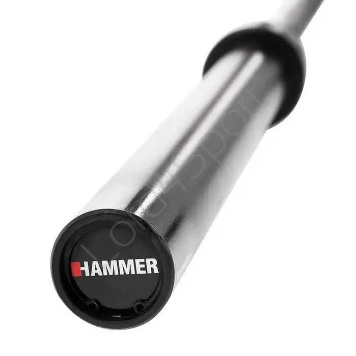Gryf olimpijski czarny HAMMER 220cm/50mm do 700 kg
