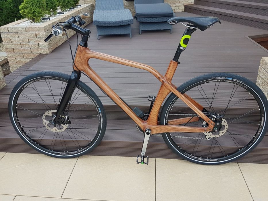 Rower drewniany Alfine Di2