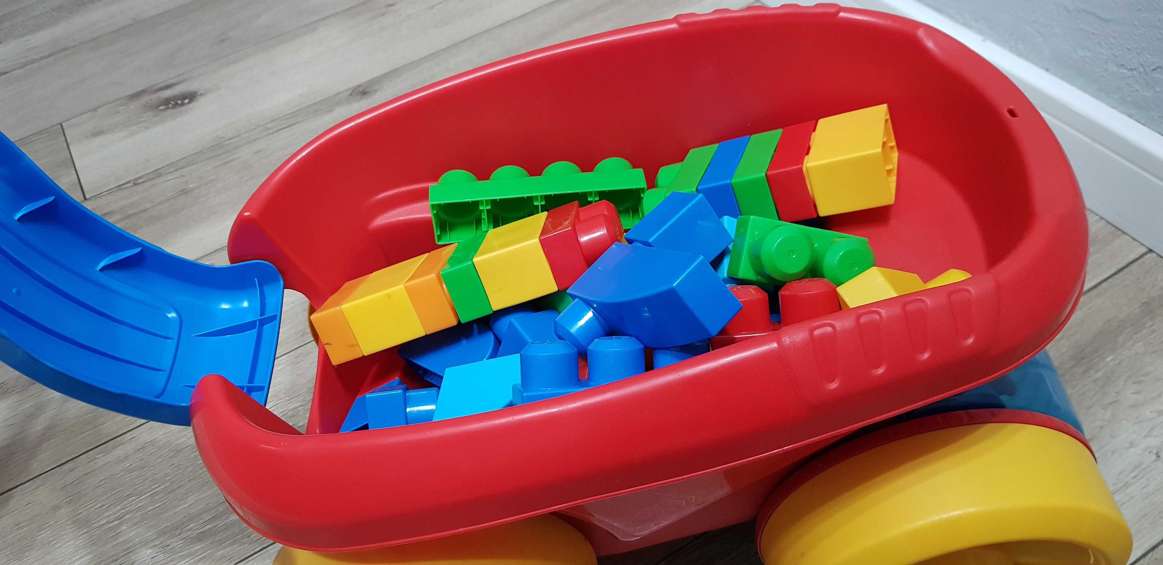 Wózek mega bloks fisher price zbieracz klocków