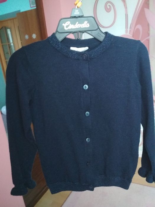 Кофта кофточка Свитер балеро темно синя OVS 104 р