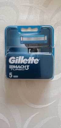 Gillette Mach 3 Turbo ostrza do maszynki 5 szt.