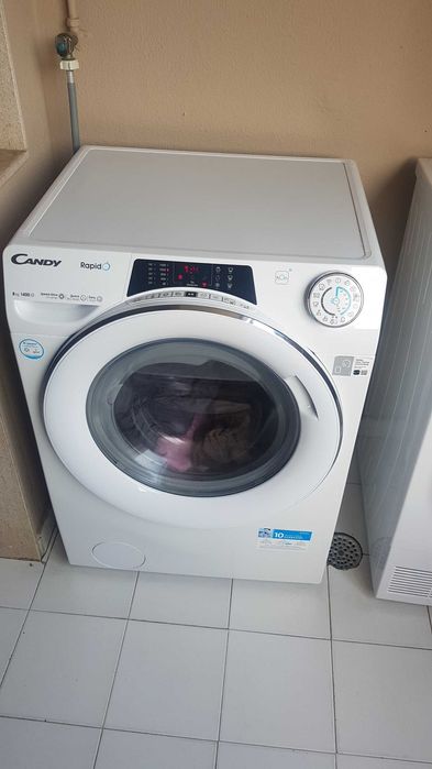 Máquina de Lavar Roupa CANDY RO 486DWMC7/1-S (8 kg - 1400 rpm - Branco