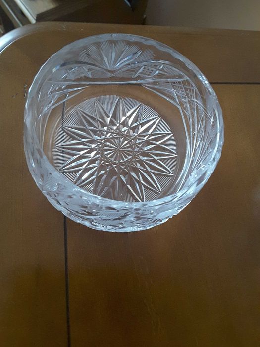 Bomboniera kryształowa PRL