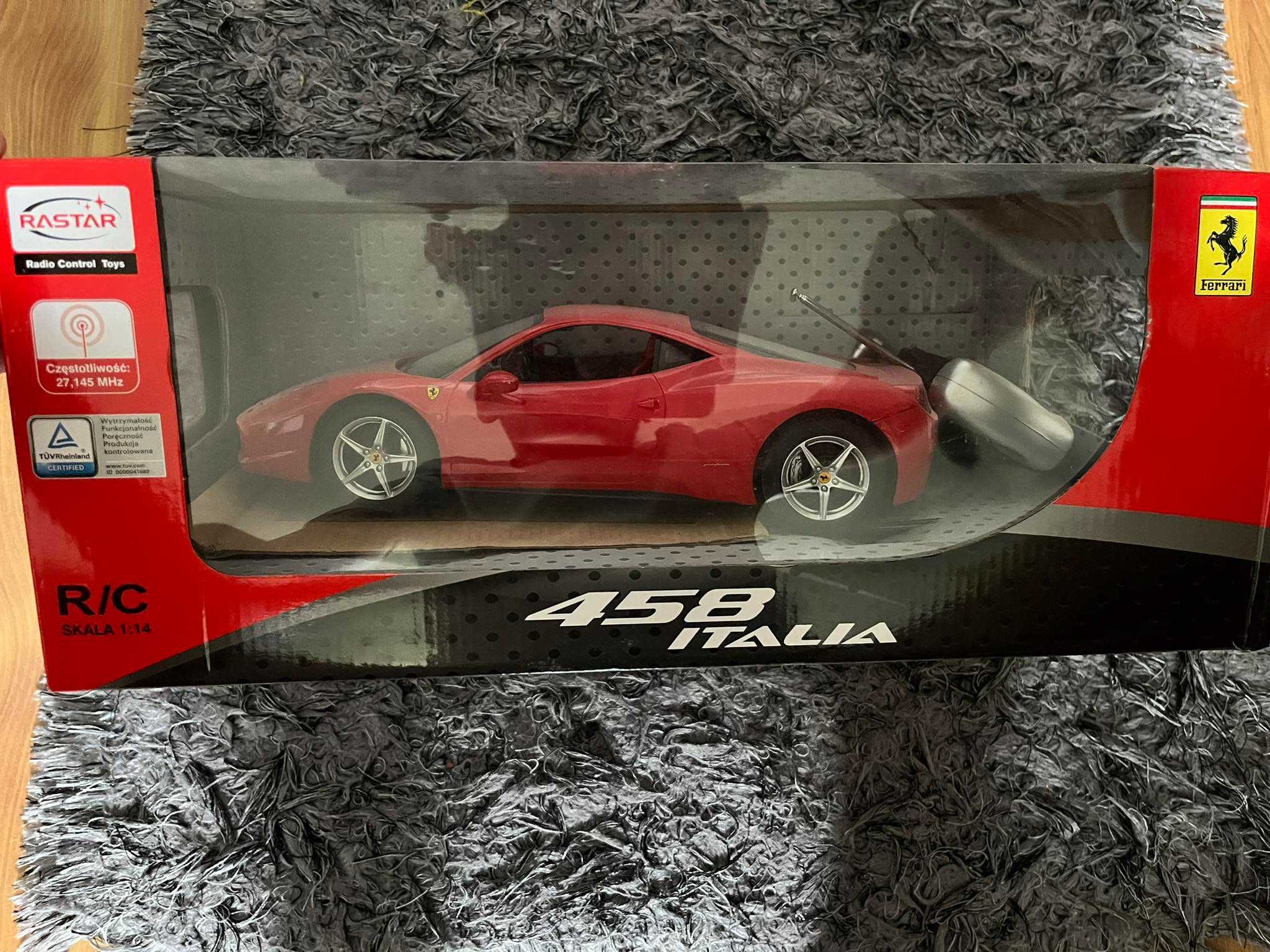 Lean Toys Auto R/C Ferrari Italia Rastar 1:14 czerwone na pilota