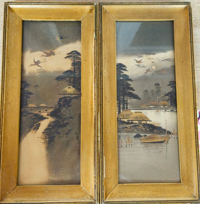 Старые картины из Японии.