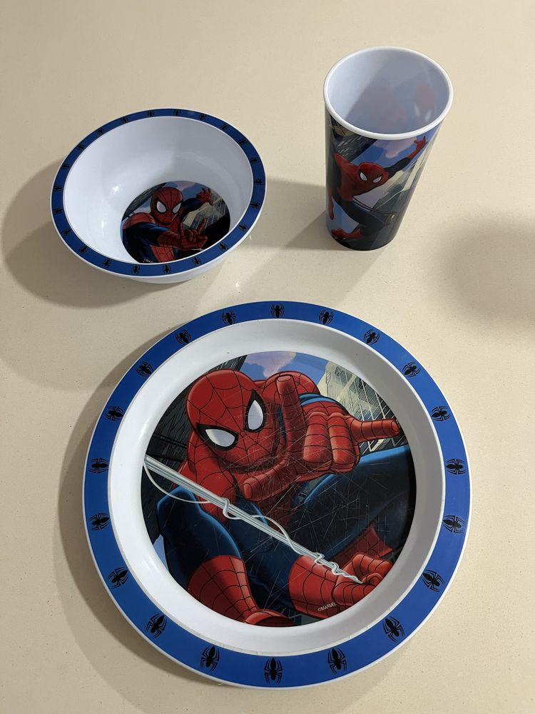 Conjunto loiça Spiderman, criança