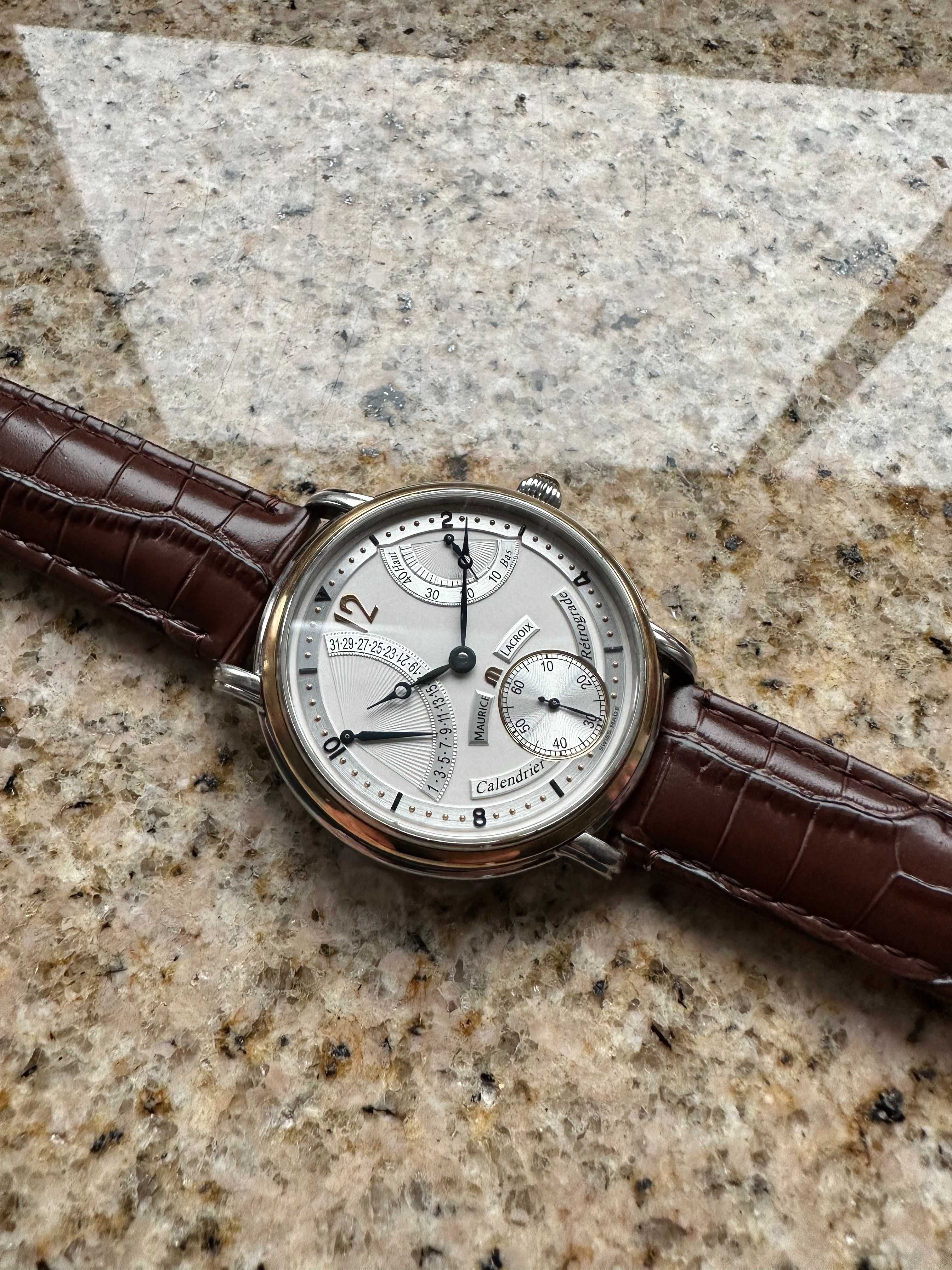 Maurice Lacroix Retrograde Calendrier Masterpiece MP6198