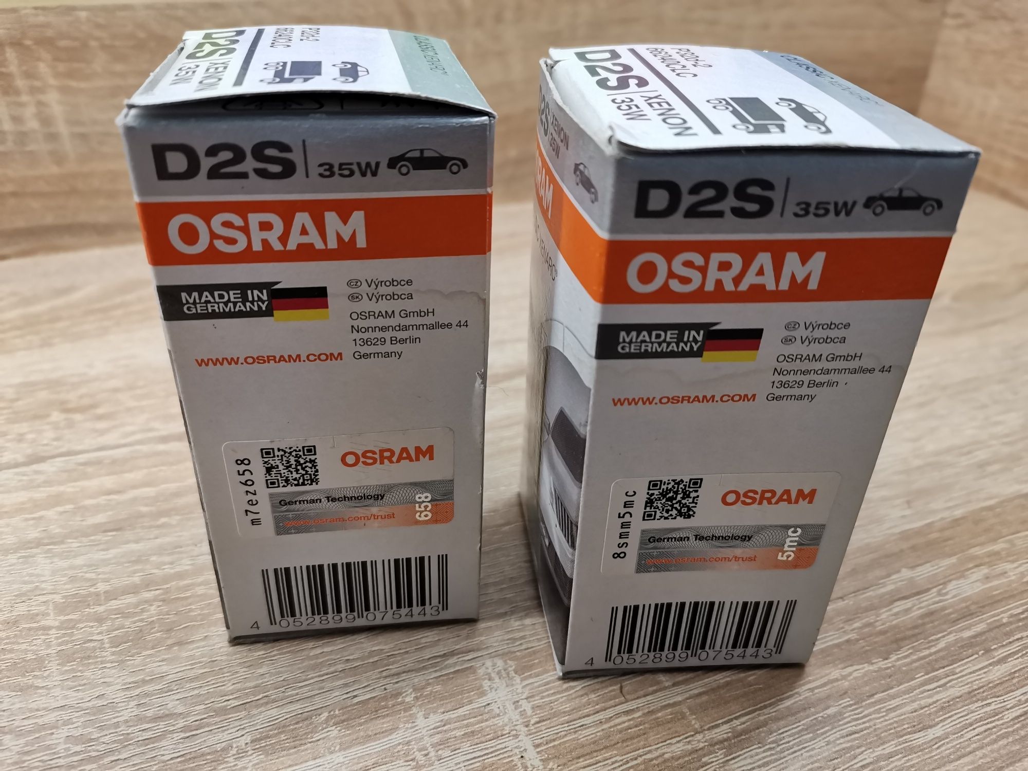 Ксеноновые лампы Osram D2S classic xenarc