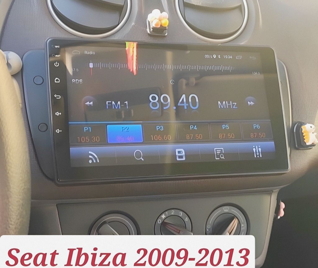 Магнитола Android Seat Ibiza,Leon,Toledo,Altea,Bluetooth,GPS з рамкой!