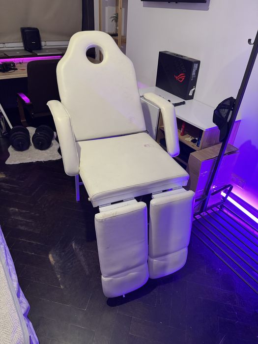 Fotel kosmetyczny manualny (jak Ayala / Gabbiano / Panda)