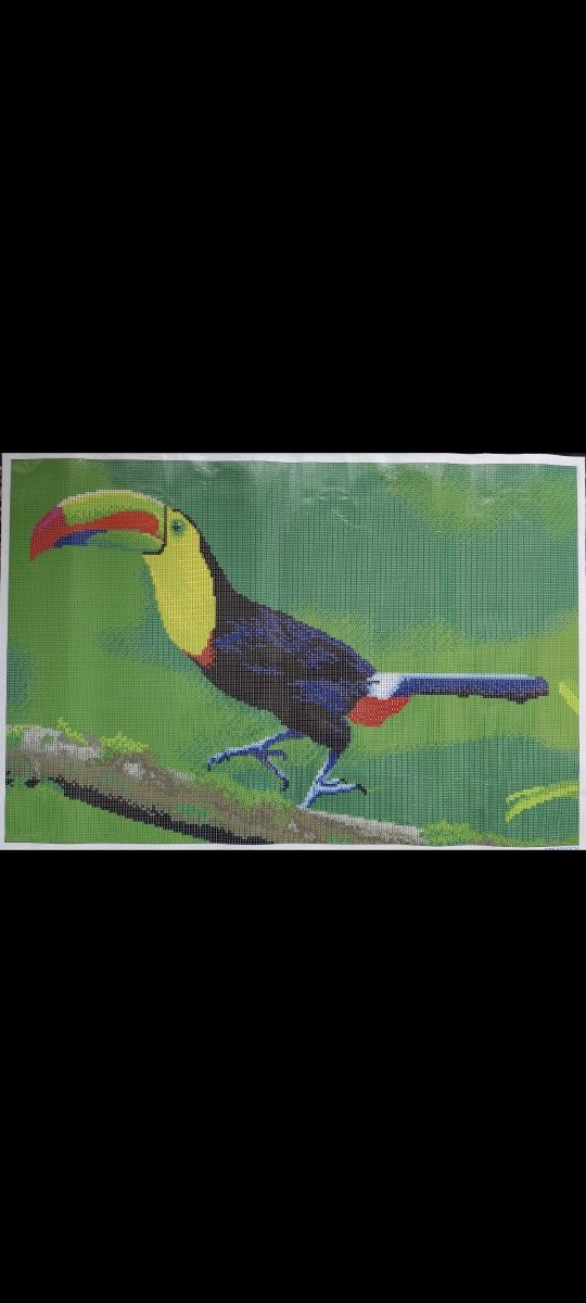 Haft diamentowy 60x40 action avec diamond painting malowanie diamentam