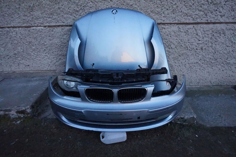 ZDERZAK MASKA BŁOTNIK KOMPLETNY PRZÓD BMW E87 E81