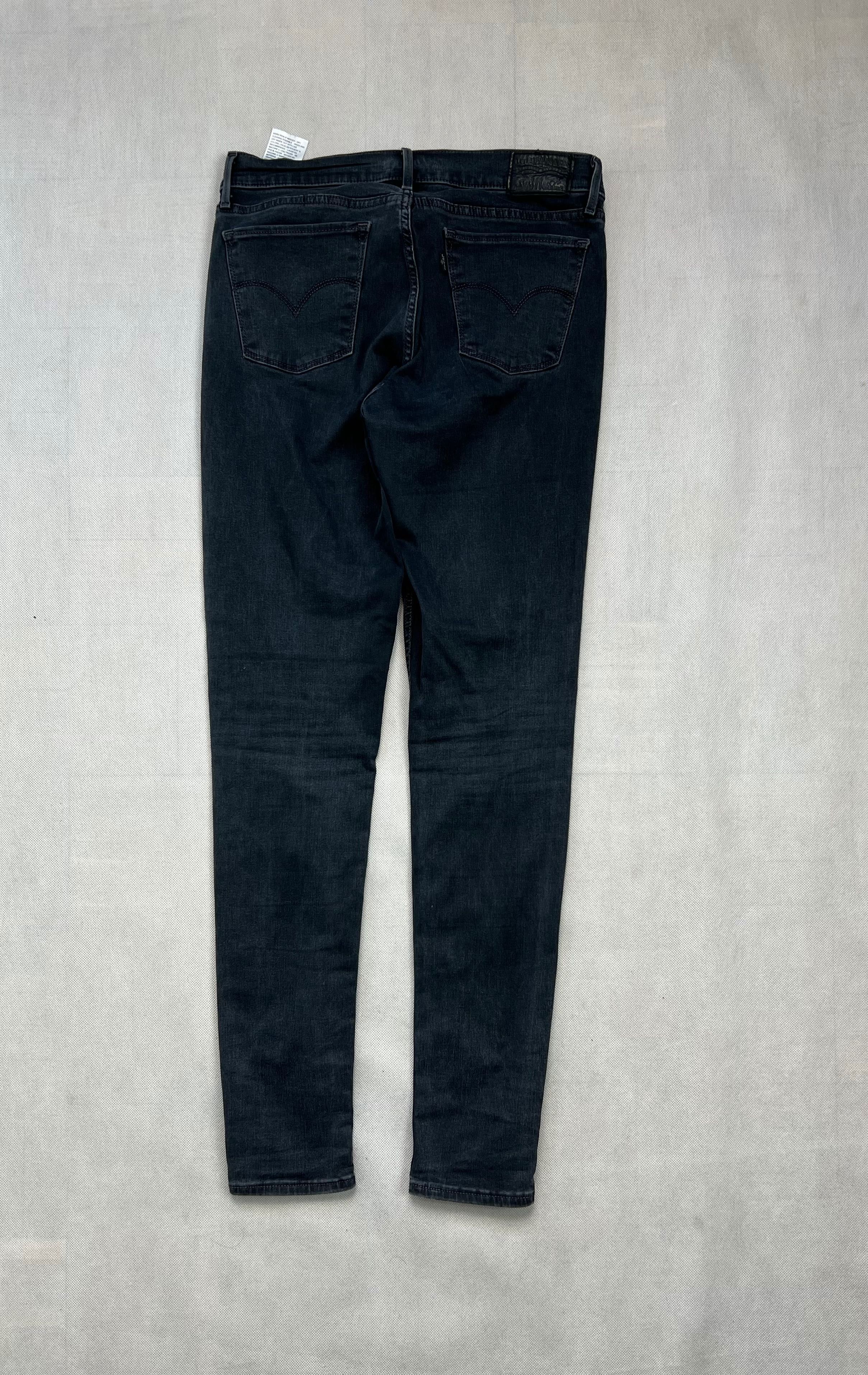 Spodnie Levi’s 710 Super Skinny Damskie Black Tag