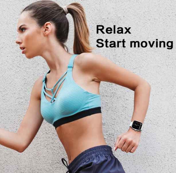 Smartwatch Fitness Pomiare Tętna Krokomierz Funkcja Rozmów