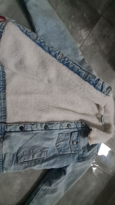Kurtka dżinsowa ocieplana Pepco nowa rozmiar 134