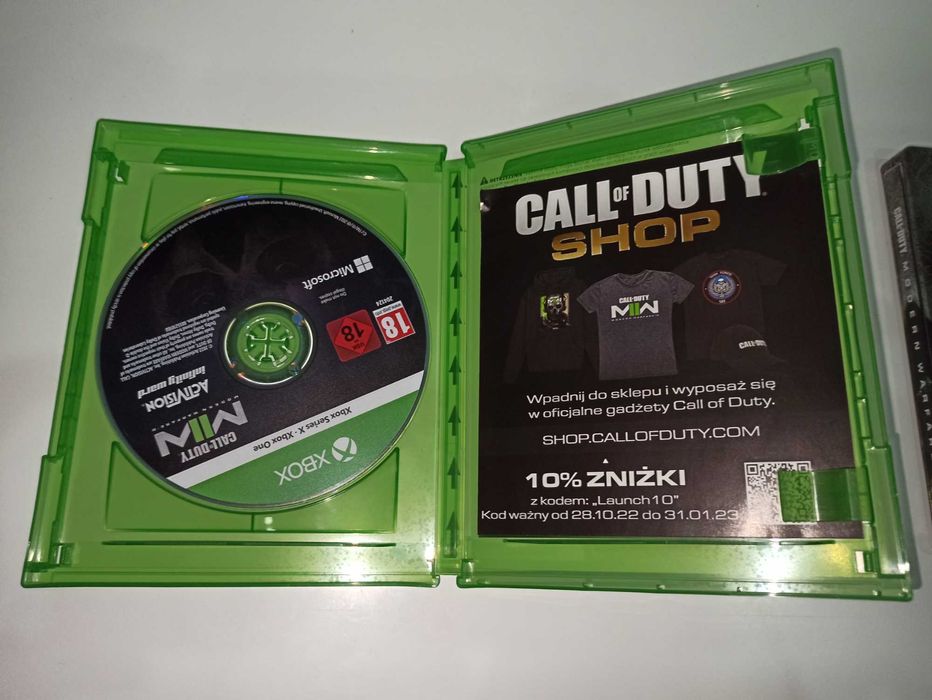 xbox one CALL OF DUTY MODERN WARFARE II PL + steelbook