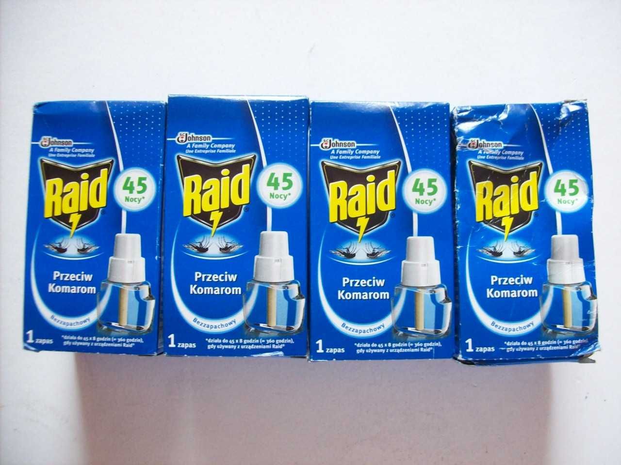 RAID - płyn owadobójczy przeciw komarom, zestaw 4 x 27ml
