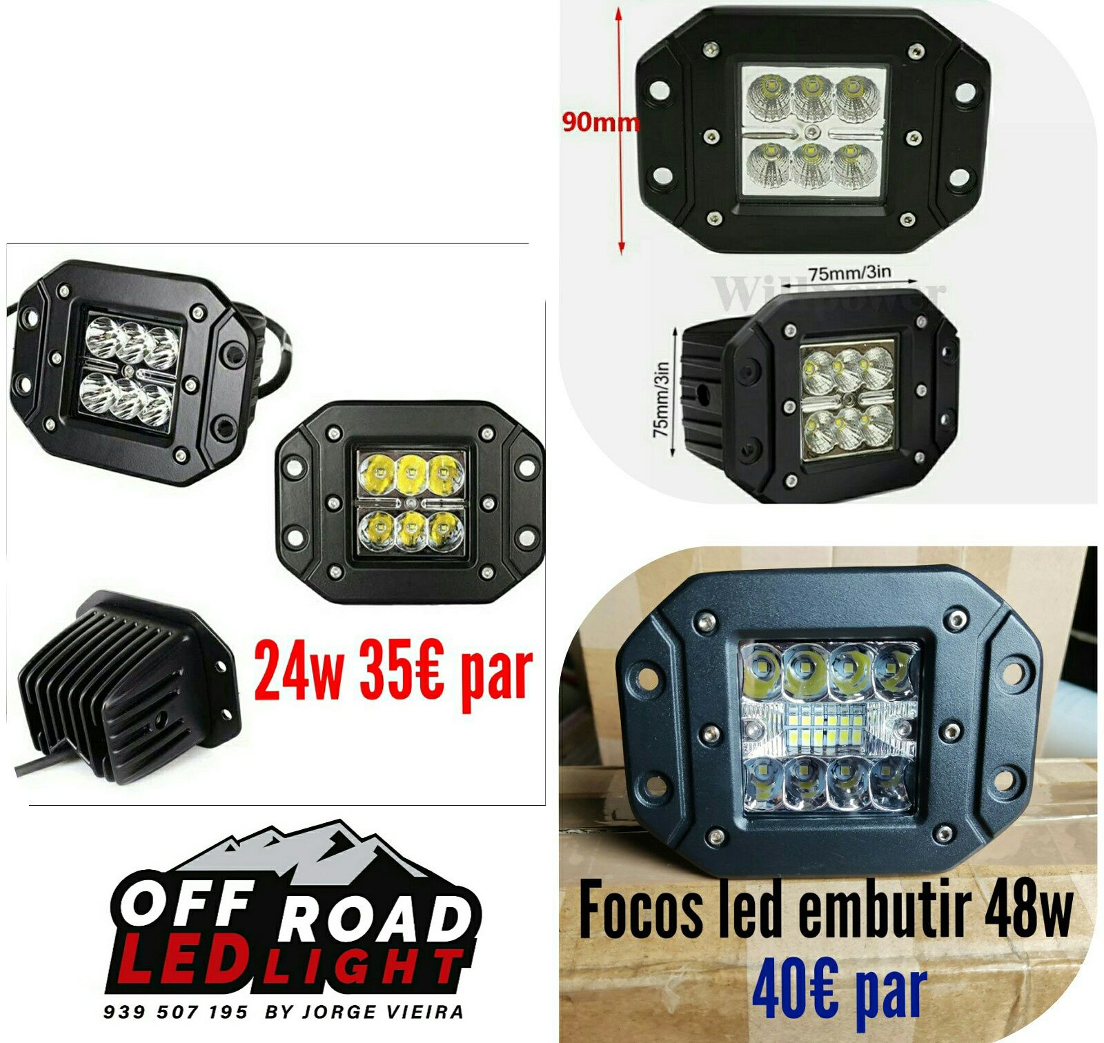 Focos led de embutir