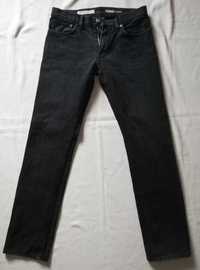 Czarne (denim) jeansy GAP straight, rozmiar 30/32