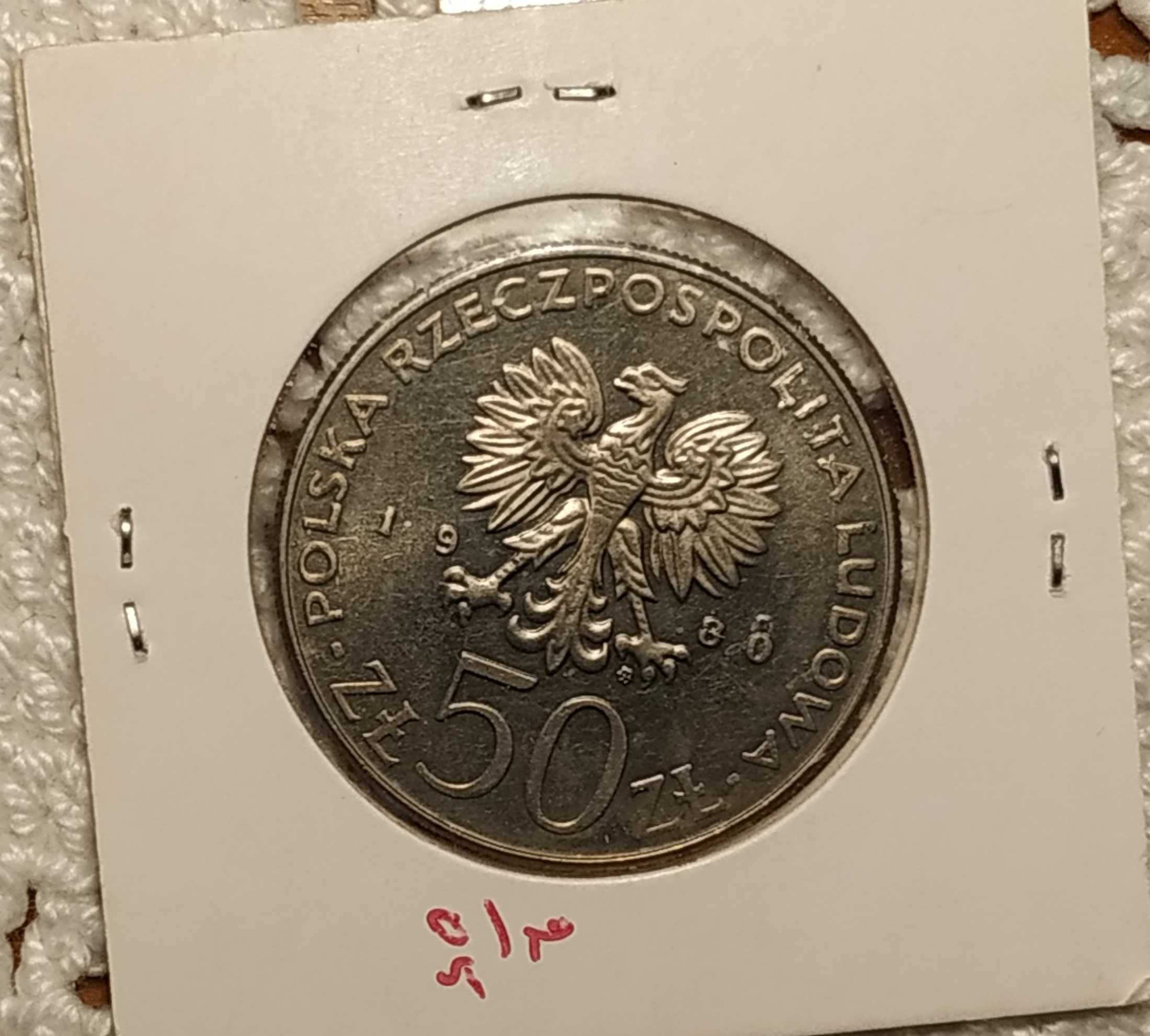 Ponónia - moeda de 50 zlotych de 1980 (3) - km 114