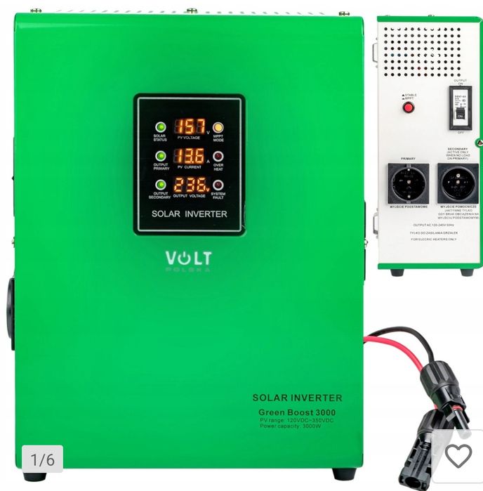 Inwerter solarny volt 3000 VAT mppt
