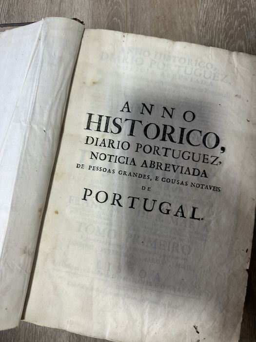 Anno Historico diario Portuguez