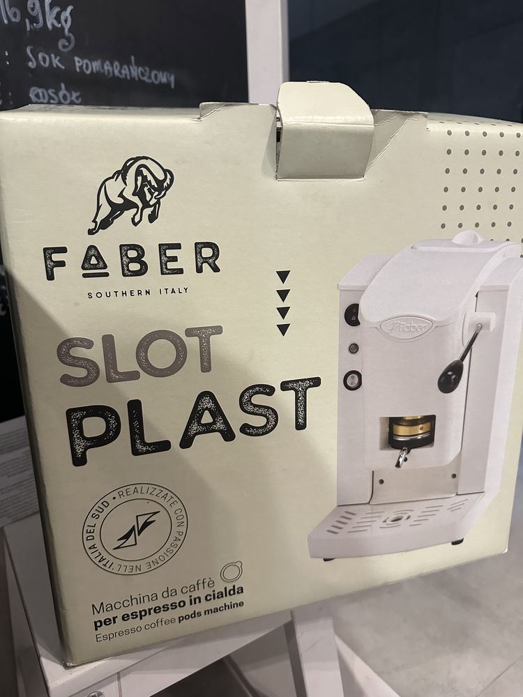 Faber Ekspres do kawy Slot Plast na pady 44 mm, biały