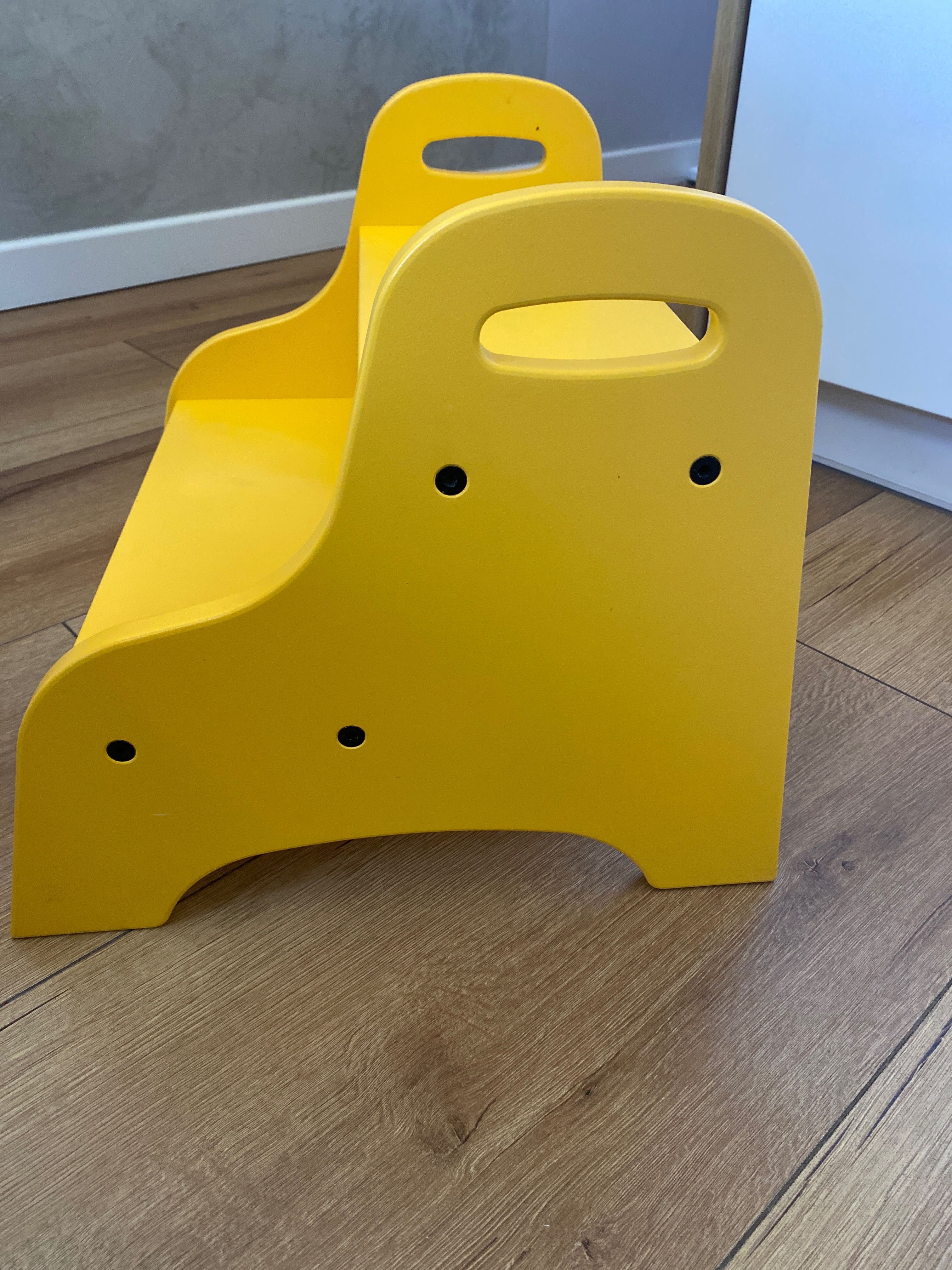 Schodki / Taboret dziecięcy, żółty
