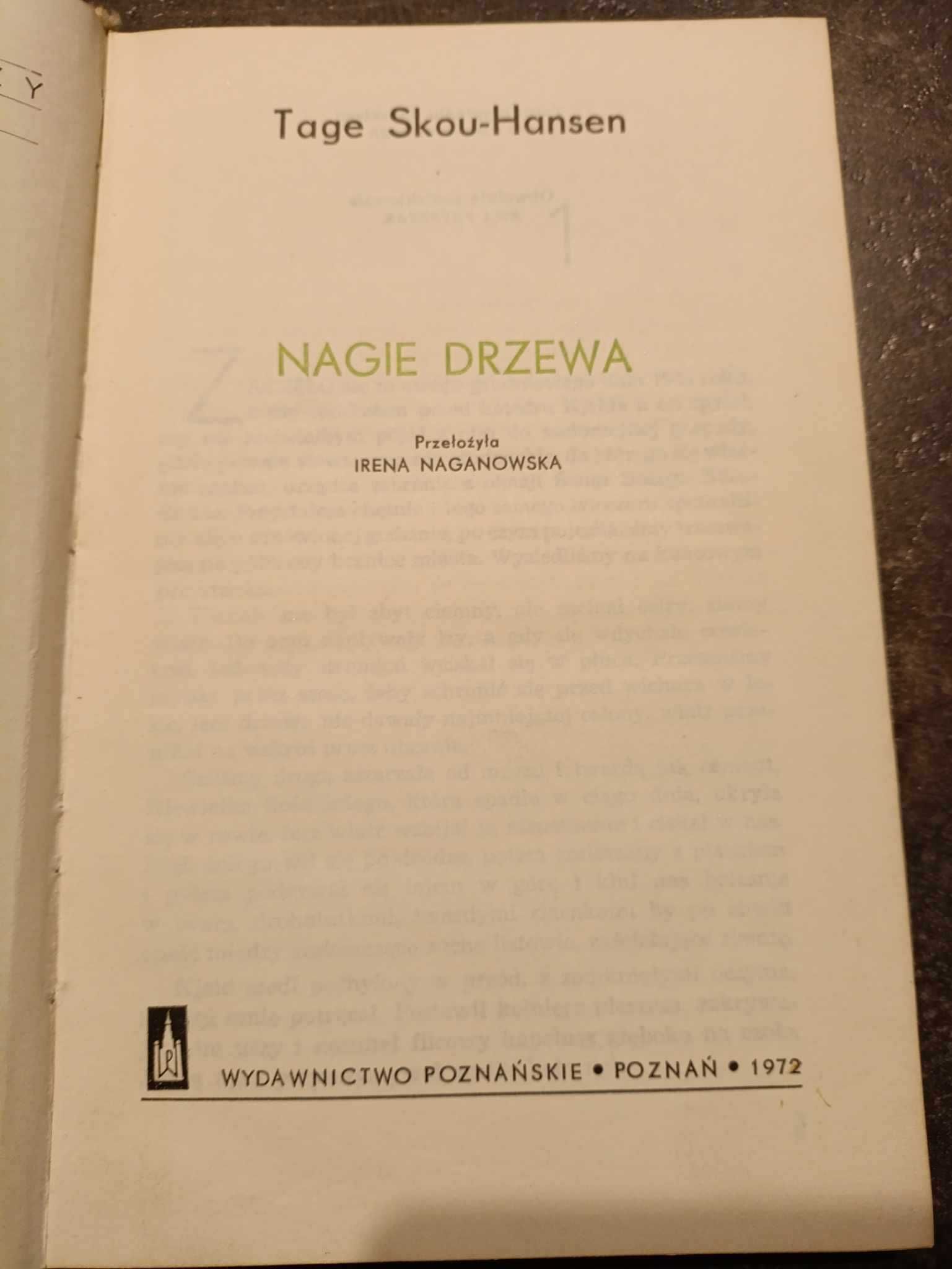 Nagie drzewa - Tage Skou-Hansen