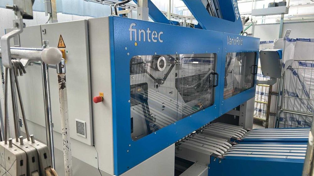 Tunelfiniszer Fintec Vario Jet-900 szt./godz., składarka, pralnia, gas