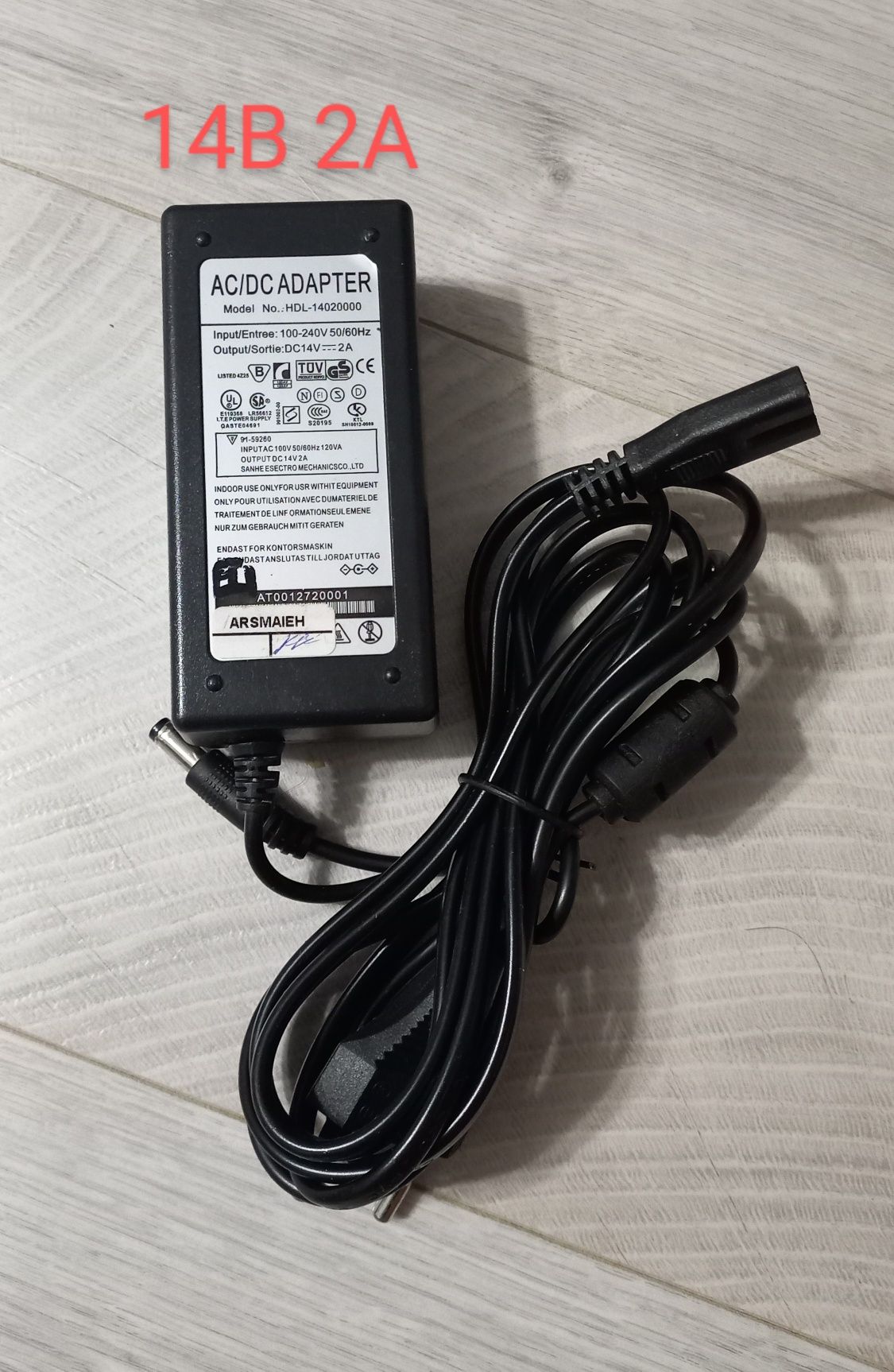Блок живлення Адаптер AC/DC 5В 12В 48В(PoE) 1А 2А