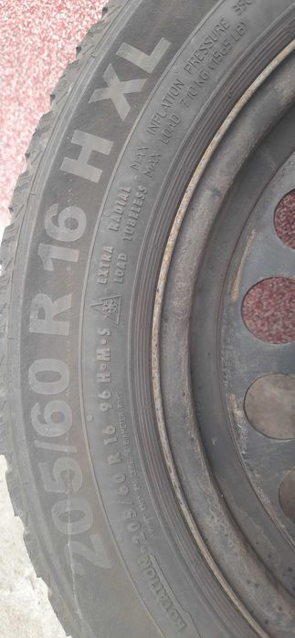 Зимові шини SEMPERIT SPEED - GRIP 5 205 60 r16 2021 року + диски VAG