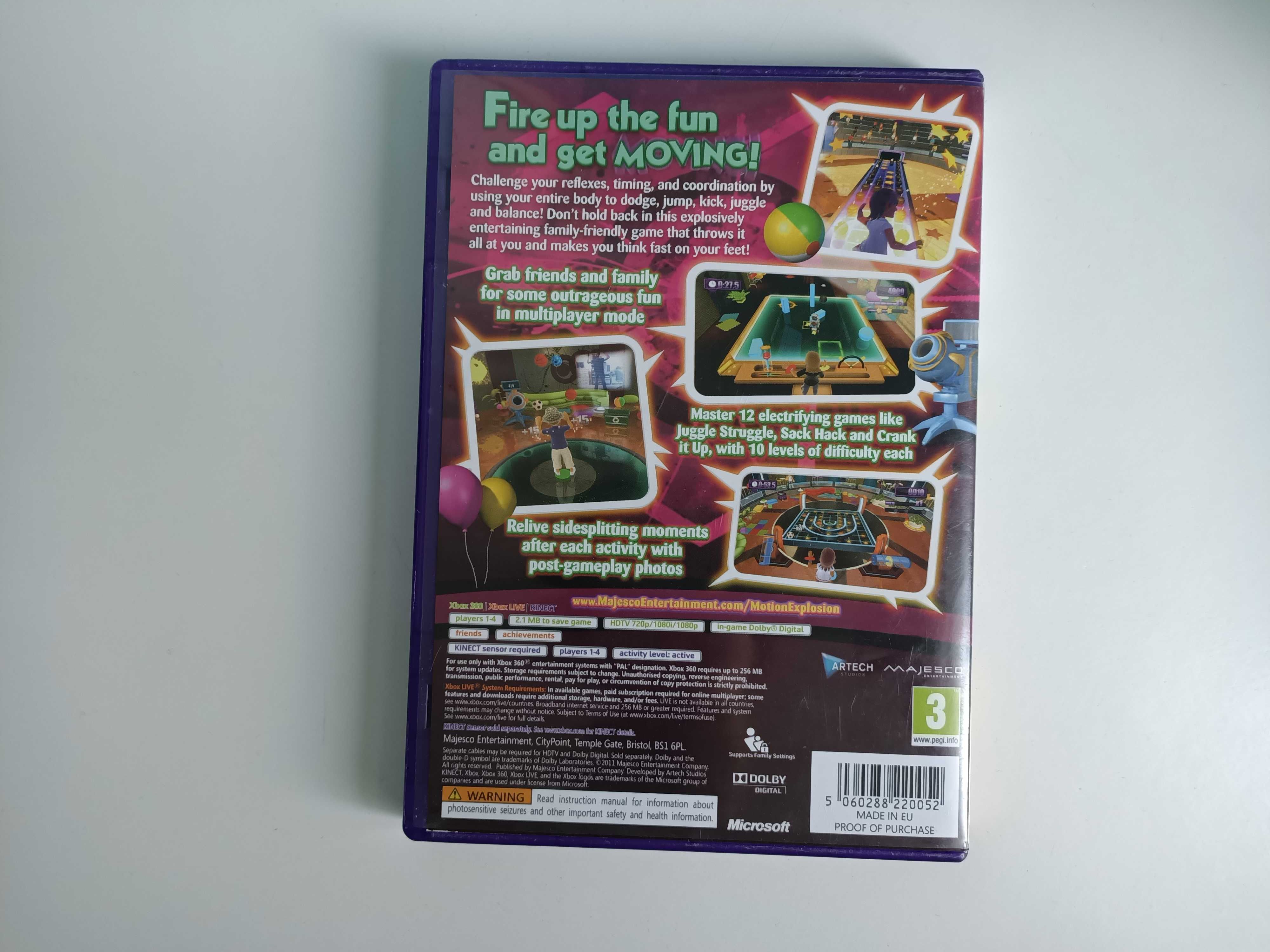 Motion explosion na Xbox 360