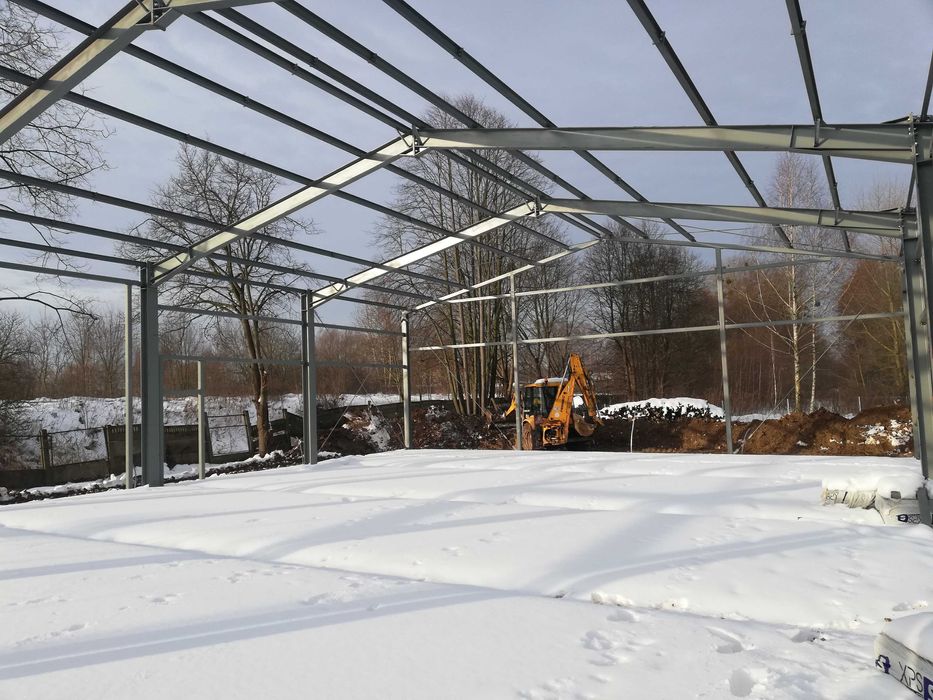 konstrukcja stalowa hali 15x20x5 hala wiata bindry ramy