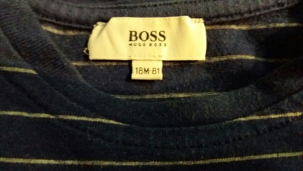 Bawelniana bluzka Hugo Boss 18 mcy