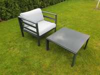 Fotel plus stolik ogrodowy marki corciano