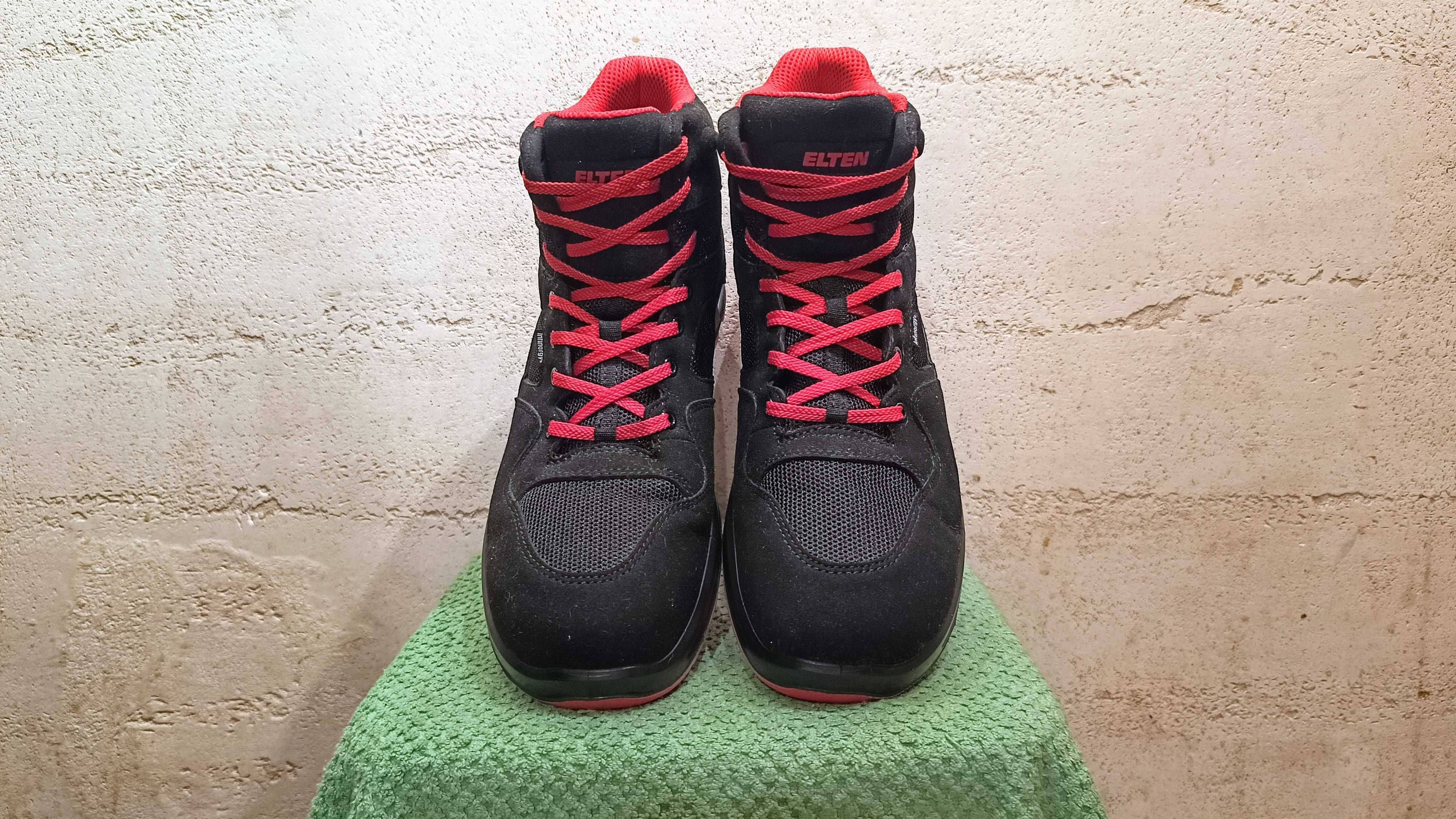 Wysokie buty robocze ELTEN LAKERS XXT MID ESD S1P SRC r.47 jak nowe
