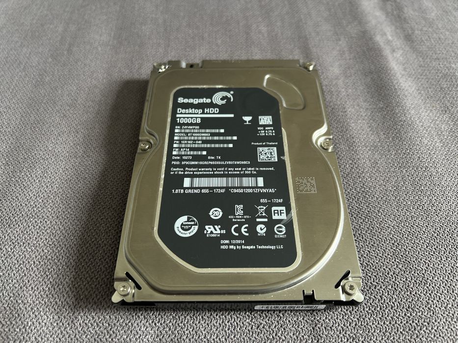 Dysk HDD Seagate 1TB 1000GB sprawny 100% SATAIII zapraszam
