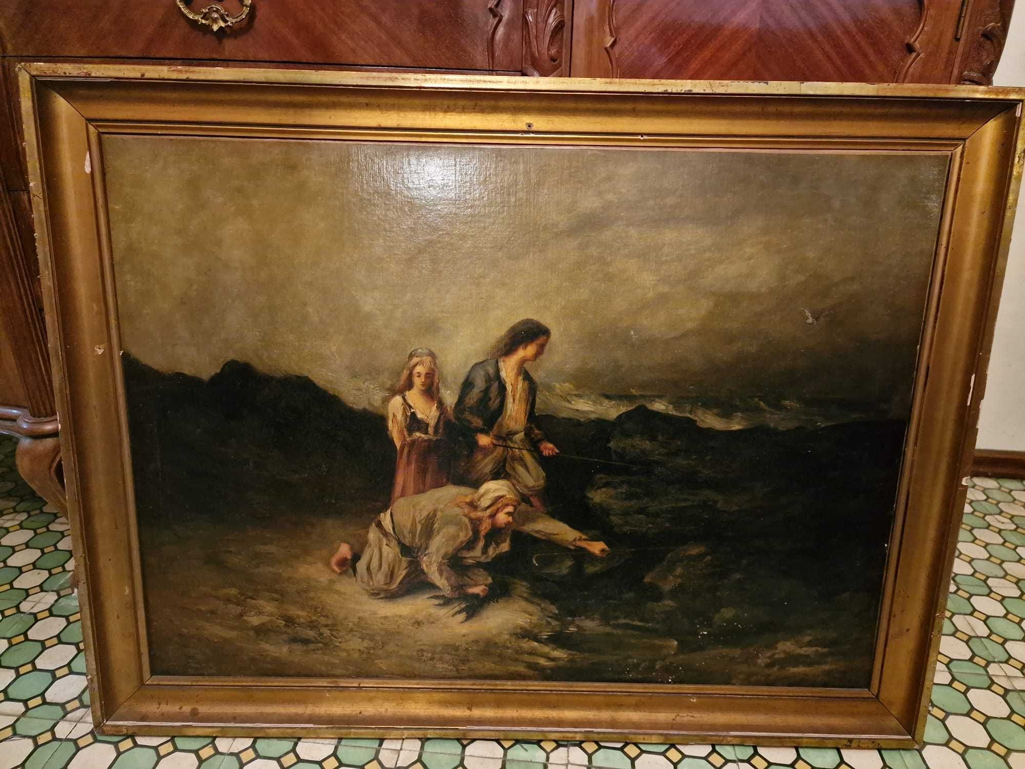 Quadro com Moldura Dourada incluída