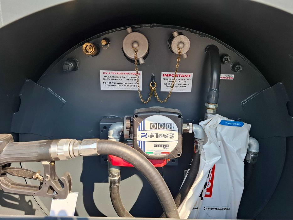 Zbiornik mobilny na paliwo 1000L+ dokumenty, faktura vat