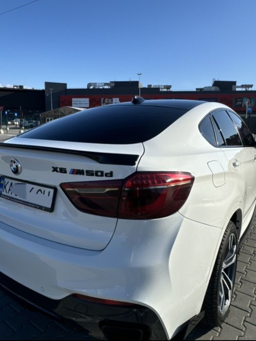 Спойлер BMW X6 F16 20014-2019. Спойлер БМВ Х6 Ф16 2014-2019