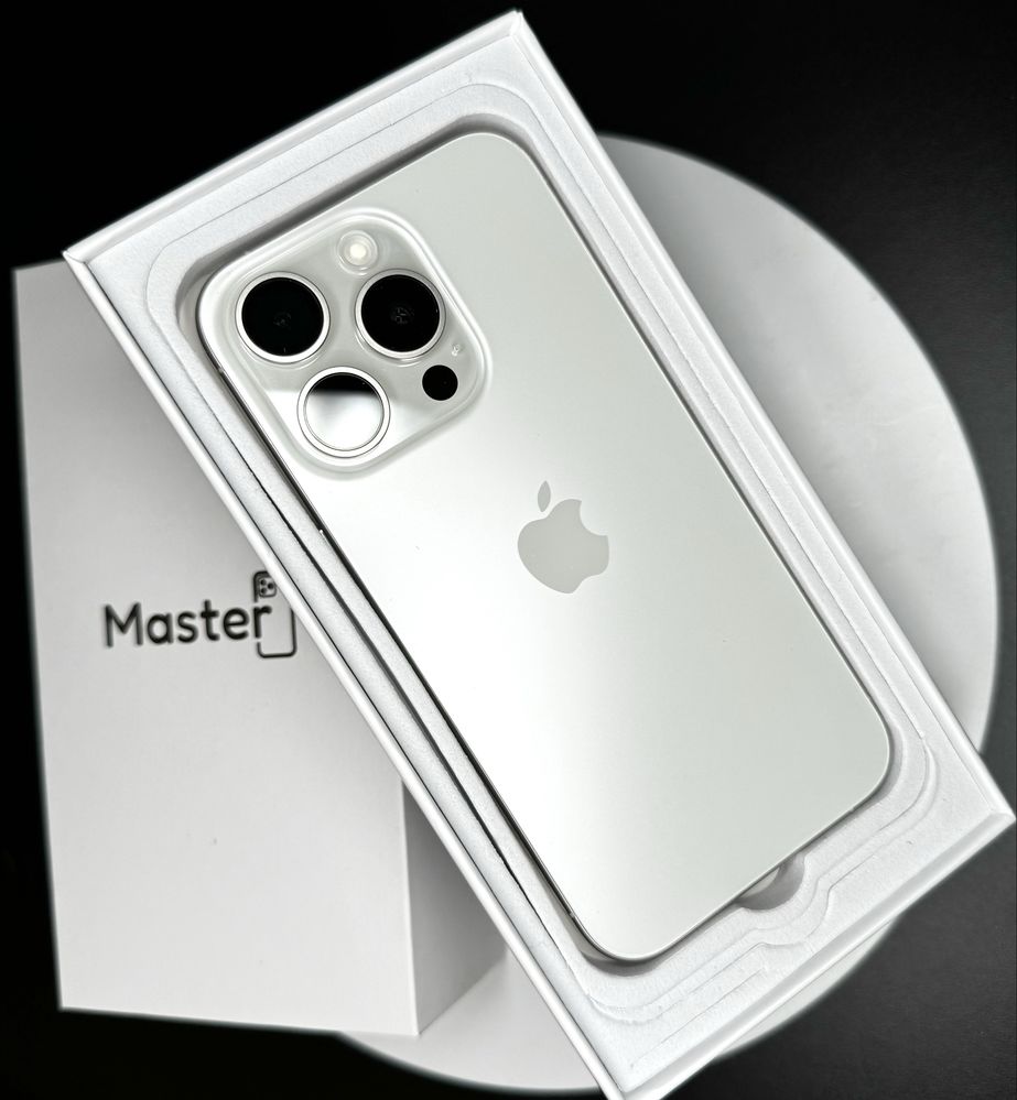 Apple iphone 15 Pro 256gb white jak nowy 100% bat 6msc gwar