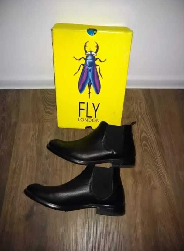 Класичні чоловічі черевики челсі від відомого бренду "FLY LONDON"