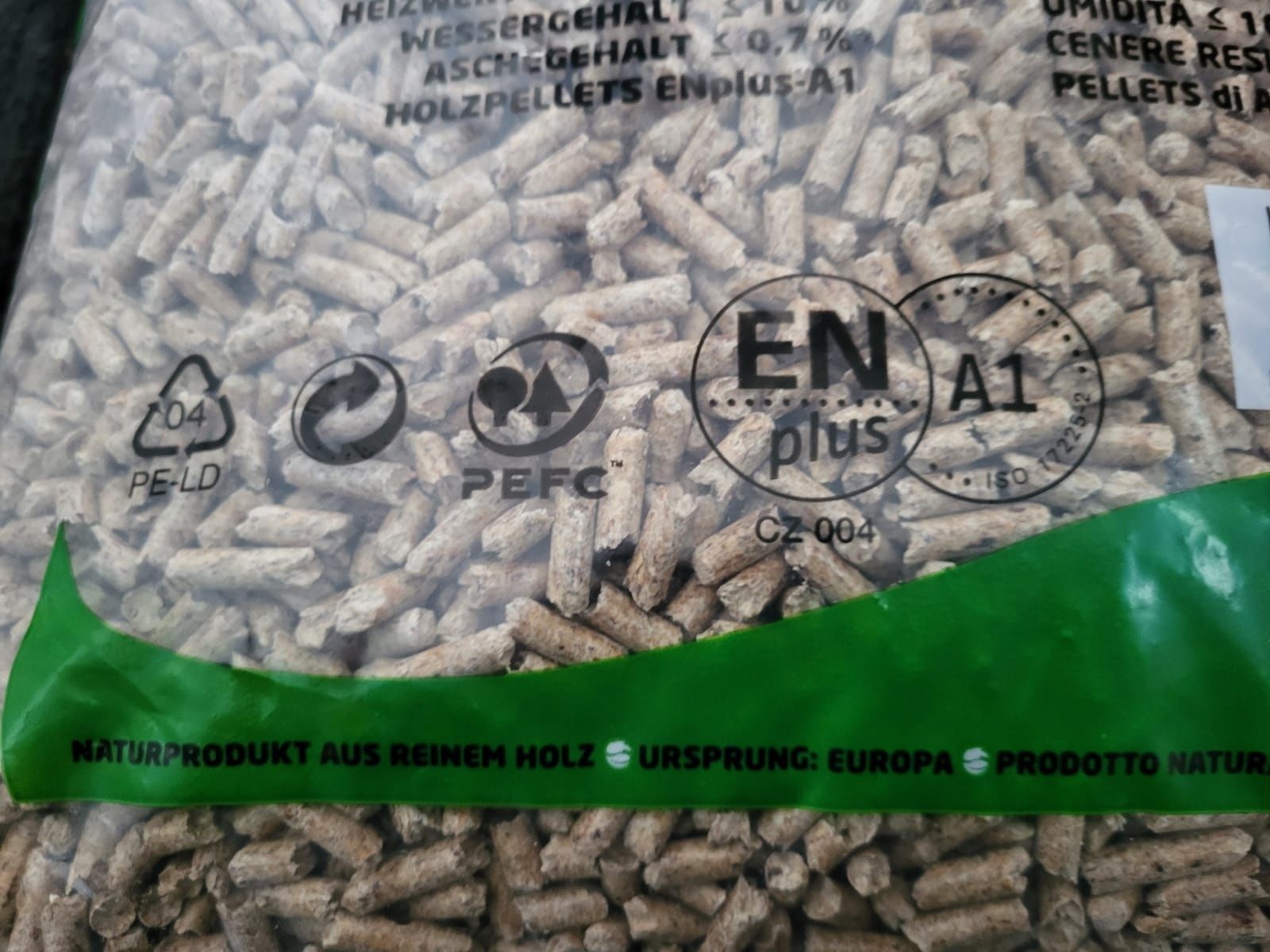 Pellet Premium En plus A1 Wysyłka cały kraj
