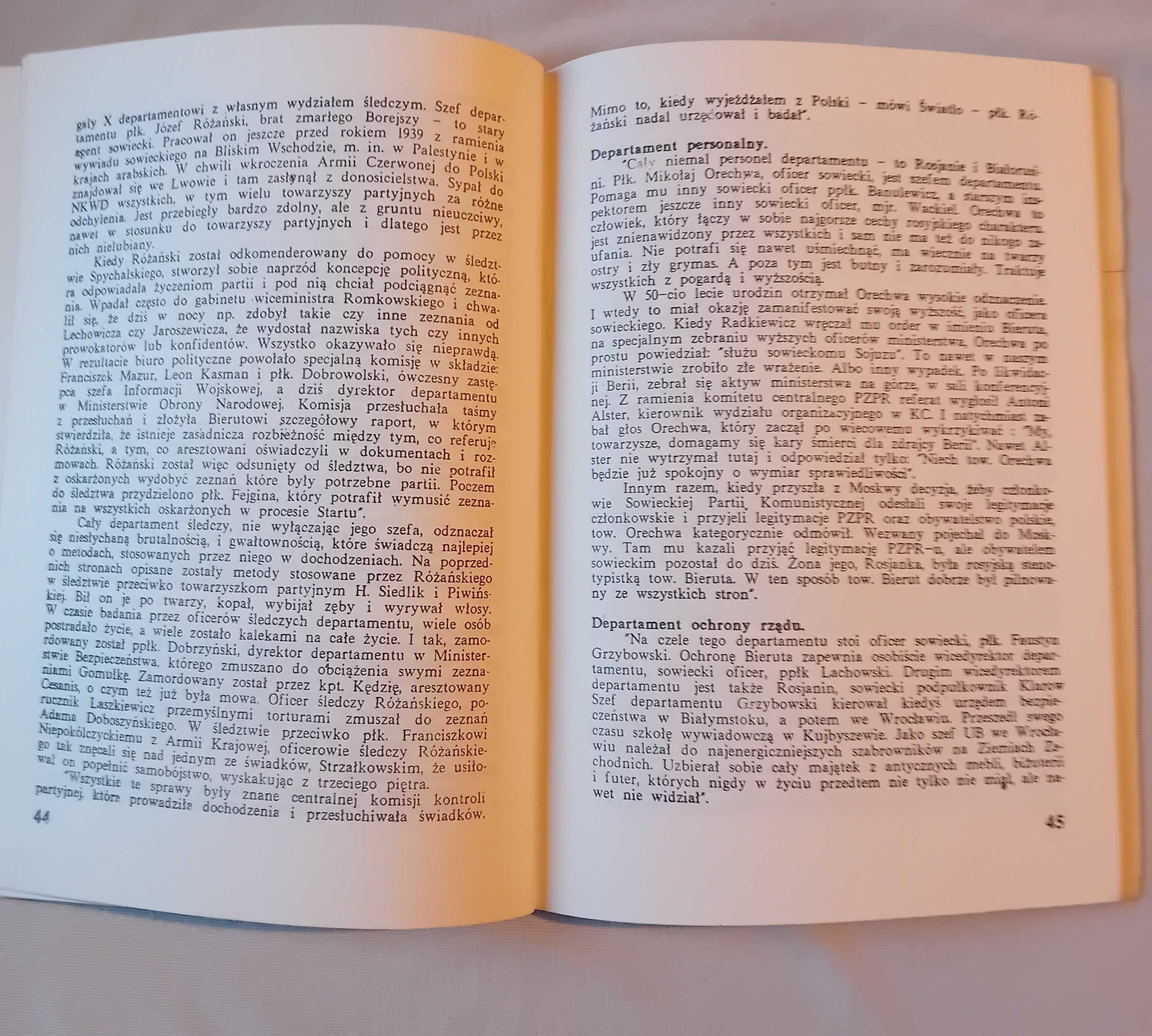 Józef Światło. Za kulisami bezpieki i partii, ALMET, 1990. Wydanie I.