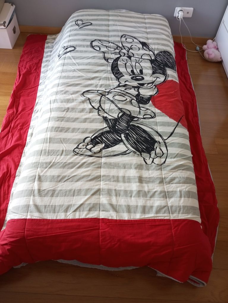 Vendo Edredom Da Minnie Cama de Solteiro